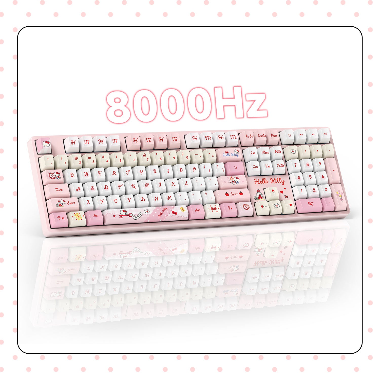 Akko Hello Kitty 5108 V5 Mechanical Keyboard 8000Hz Polling Rate