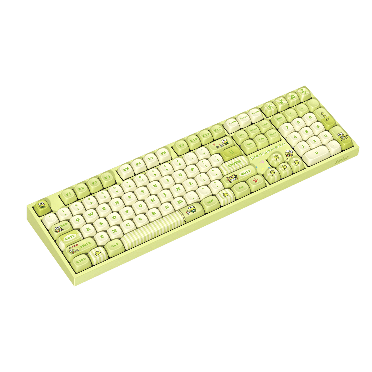 Akko KeroKero Keroppi 5108 V5 Mechanical Keyboard Left Side