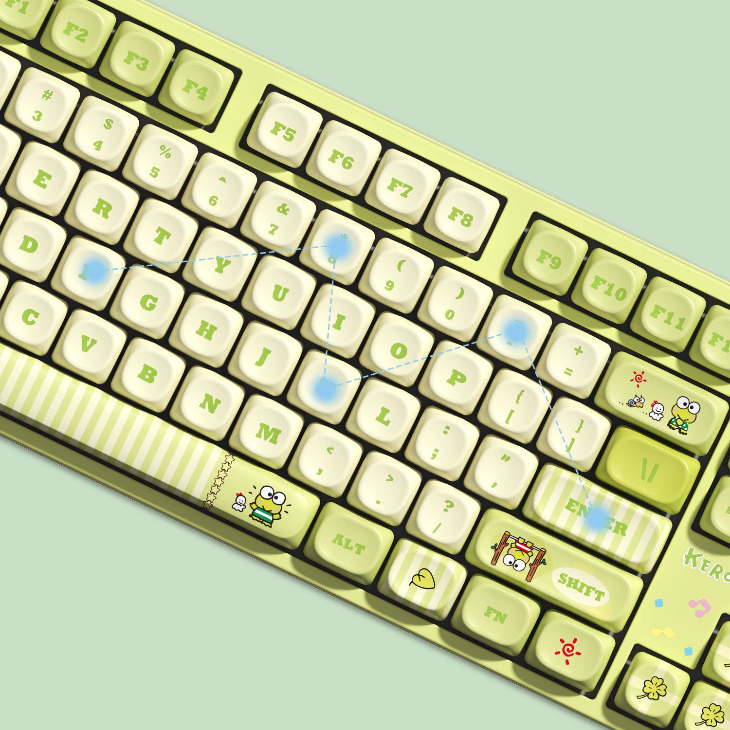 Akko KeroKero Keroppi 5087 V5 Keyboard N key Rollover