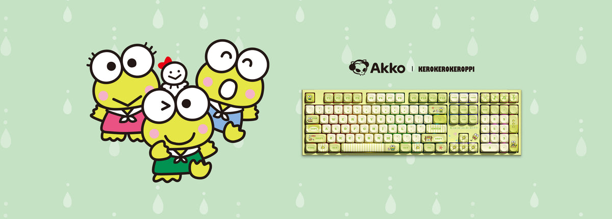 Akko KeroKero Keroppi 5108 V5 Mechanical Keyboard
