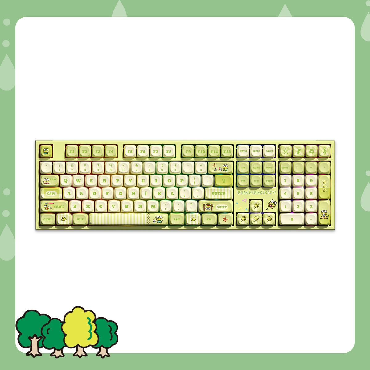 Akko KeroKero Keroppi 5108 V5 Mechanical Keyboard