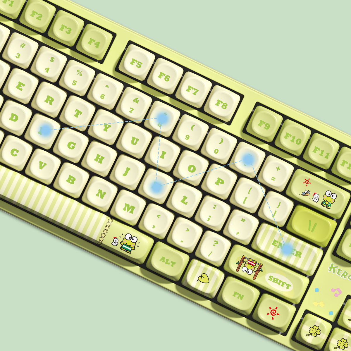 Akko KeroKero Keroppi 5108 V5 Mechanical Keyboard N Key Rollover