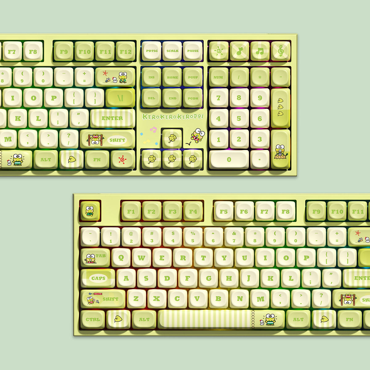 Akko KeroKero Keroppi 5108 V5 Mechanical Keyboard RGB
