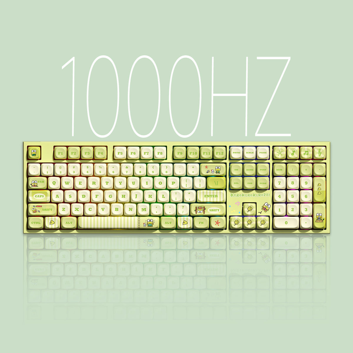 Akko KeroKero Keroppi 5108 V5 Mechanical Keyboard 1000Hz Polling Rate