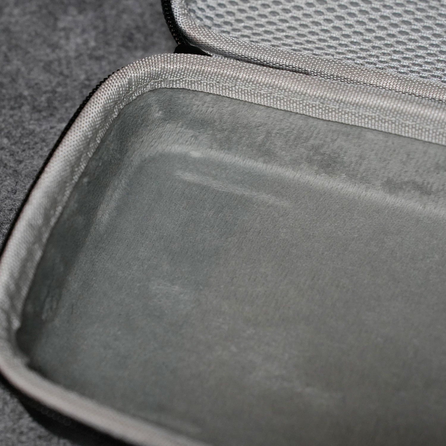 Close-up of a Akko Keyboard Carrying Case interior