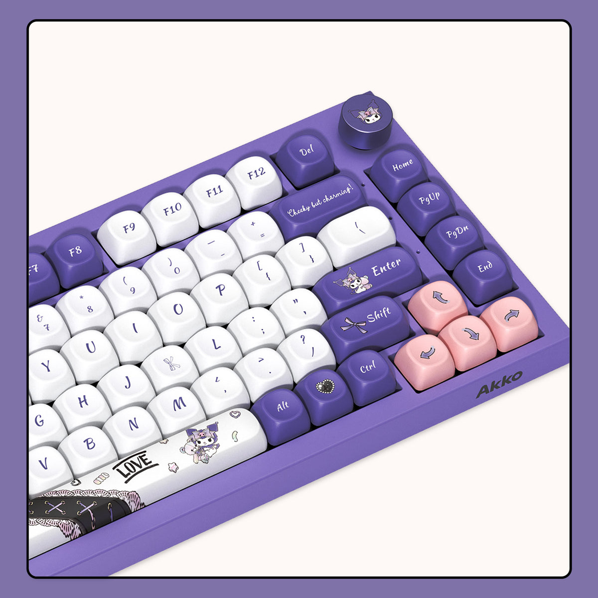 Akko Kuromi 5075 V5 Mechanical Keyboard Right Details