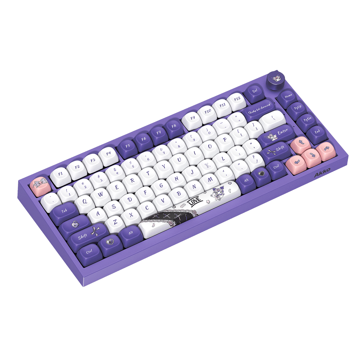 Akko Kuromi 5075 V5 Mechanical Keyboard Left Side
