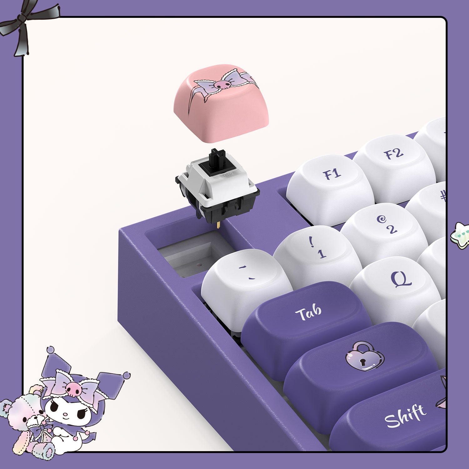 Akko Kuromi 5087 V5 Keyboard Hot Swappable