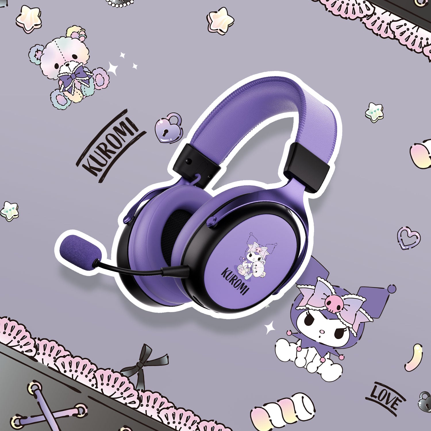 akko.scmページです。 Akko Verge S9 Kuromi Gaming Headset | AKKO EU