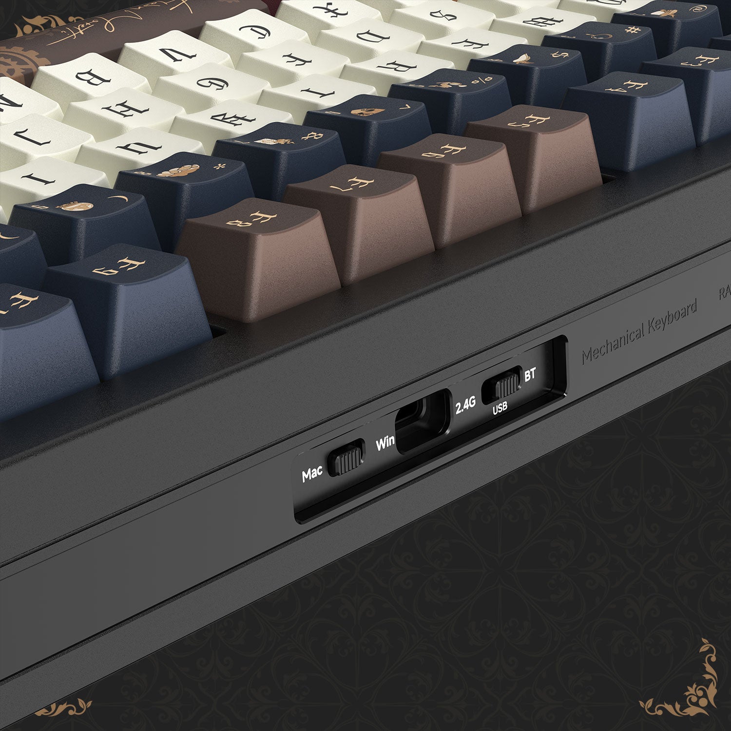Akko Lord of the Mysteries 5075 V5 Mechanical Keyboard Side Intergrated