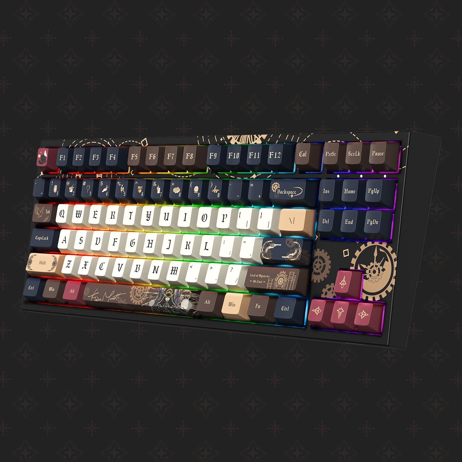 Akko Lord of the Mysteries 5087 V5 Keyboard Standing Side