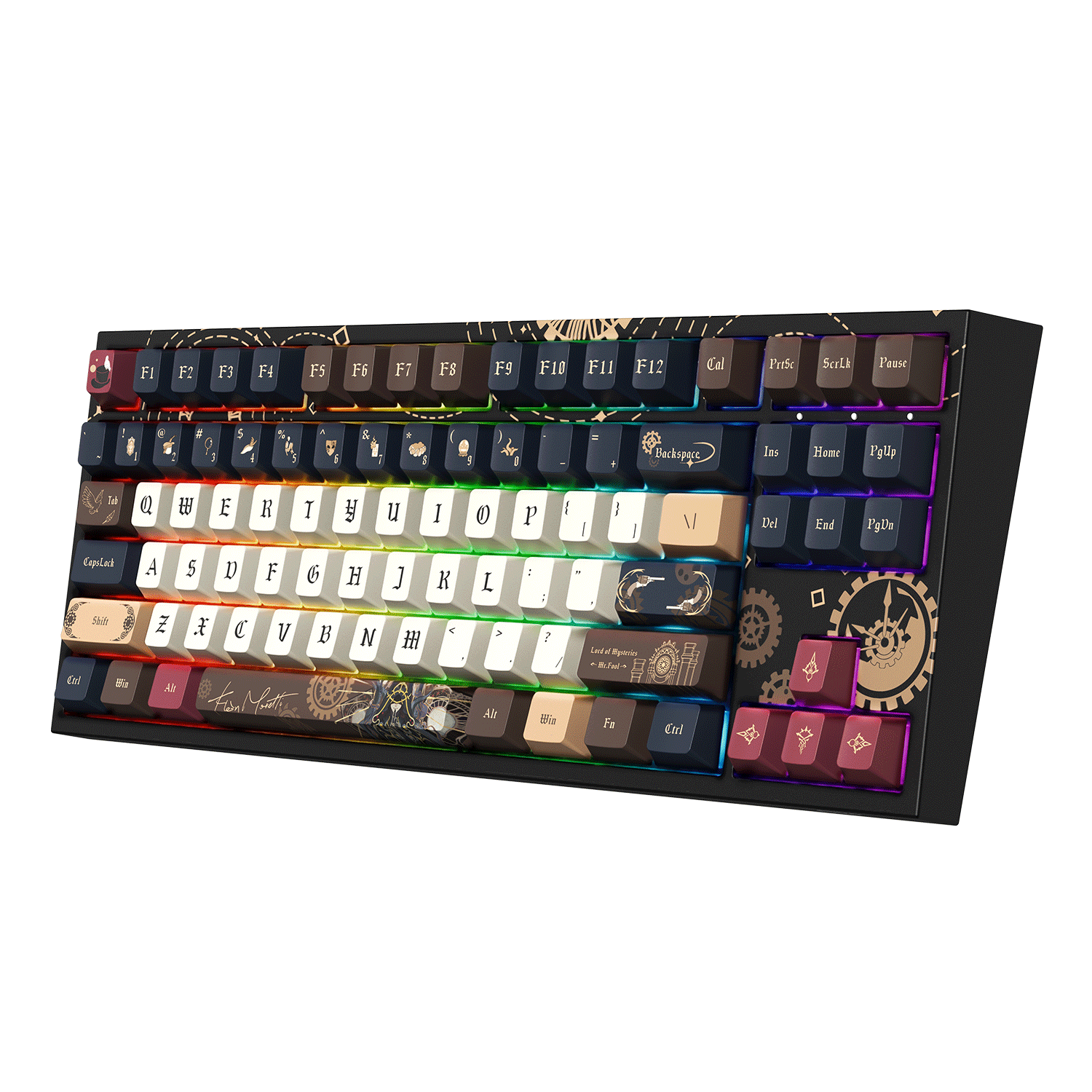 Akko Lord of the Mysteries 5087 V5 Keyboard Standing Side