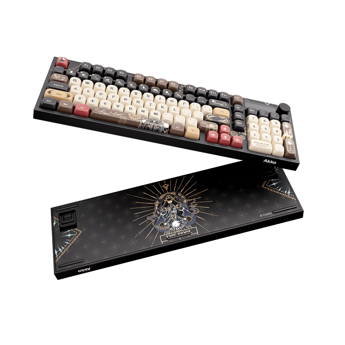 Akko 5098 V5 Lord of Mysteries Mechanical Keyboard Front Back