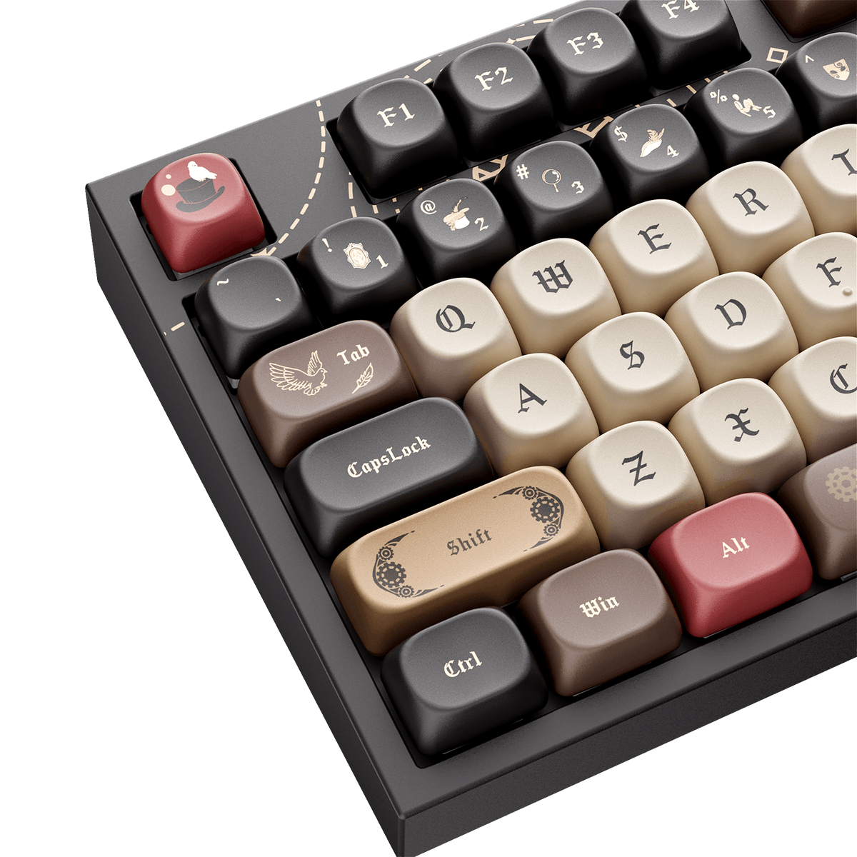 Akko 5098 V5 Lord of Mysteries Mechanical Keyboard Left Details