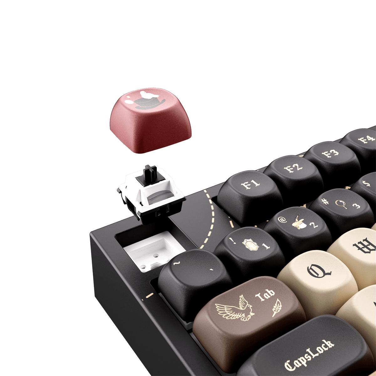 Akko 5098 V5 Lord of Mysteries Mechanical Keyboard Kecaps Details