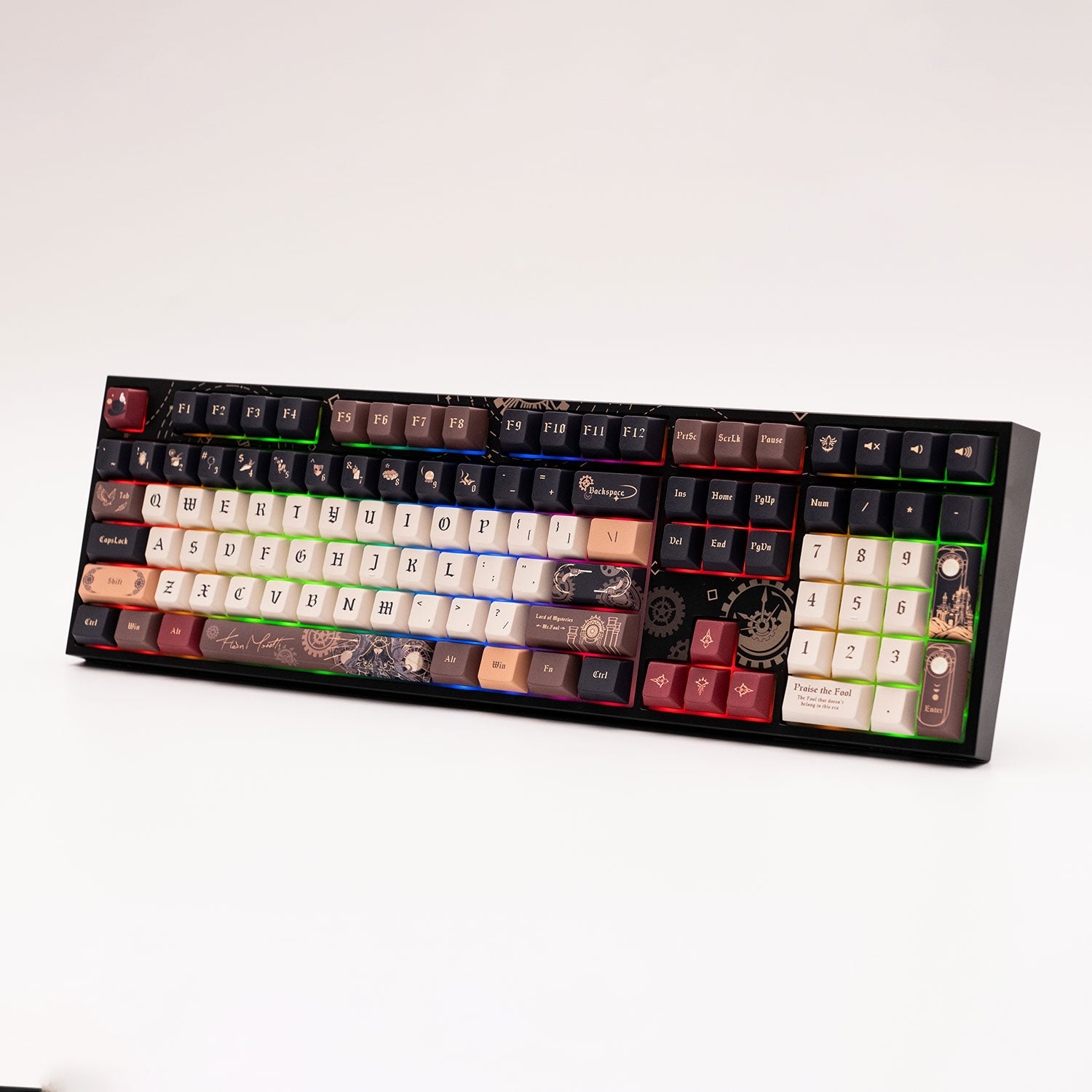 Akko Lord of the Mysteries 5108 V5 Mechanical Keyboard Standing Side