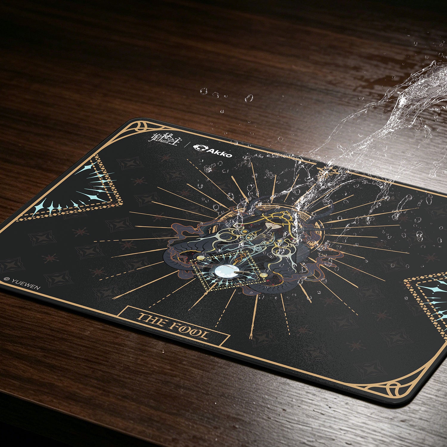 Akko Lord of the Mysteries Glass Gaming Mousepad Easy to Clean