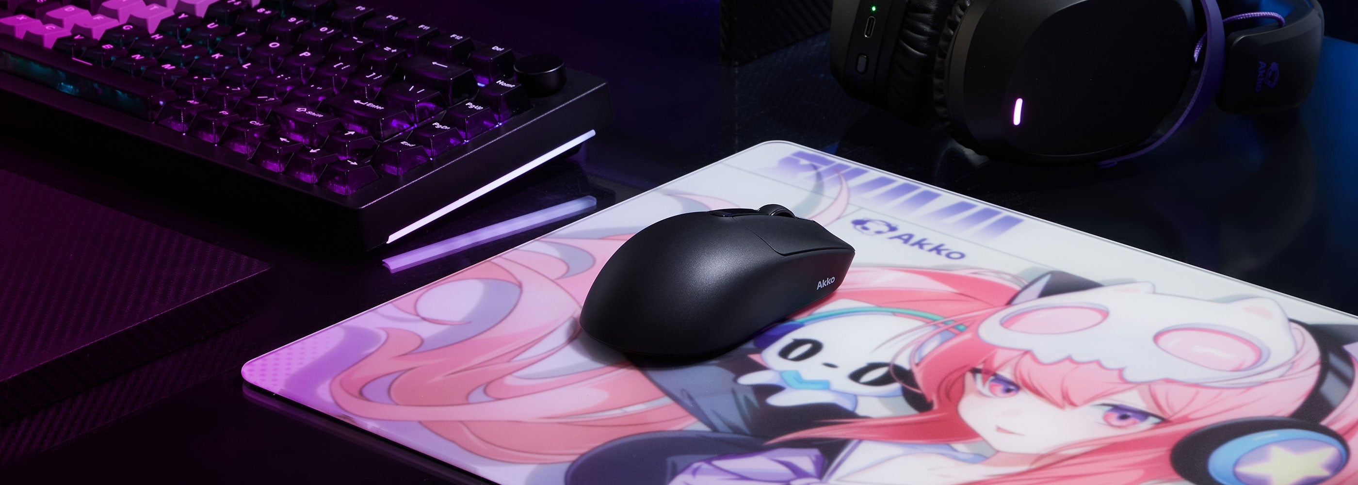 Akko Lulu Liu Glass Gaming Mousepad