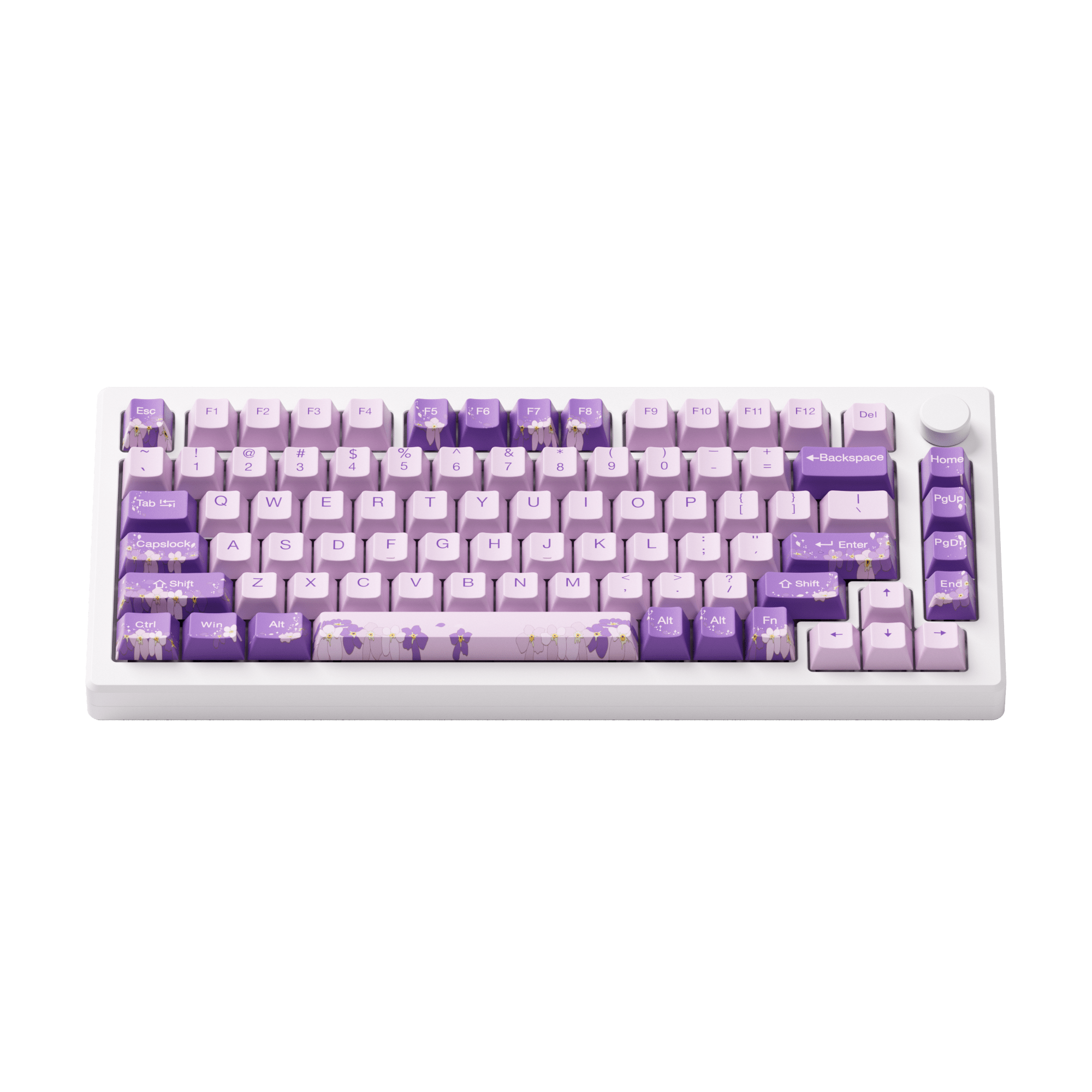 MOD 007 HE PC Purple Melody Kabelgebundene mechanische Tastatur 