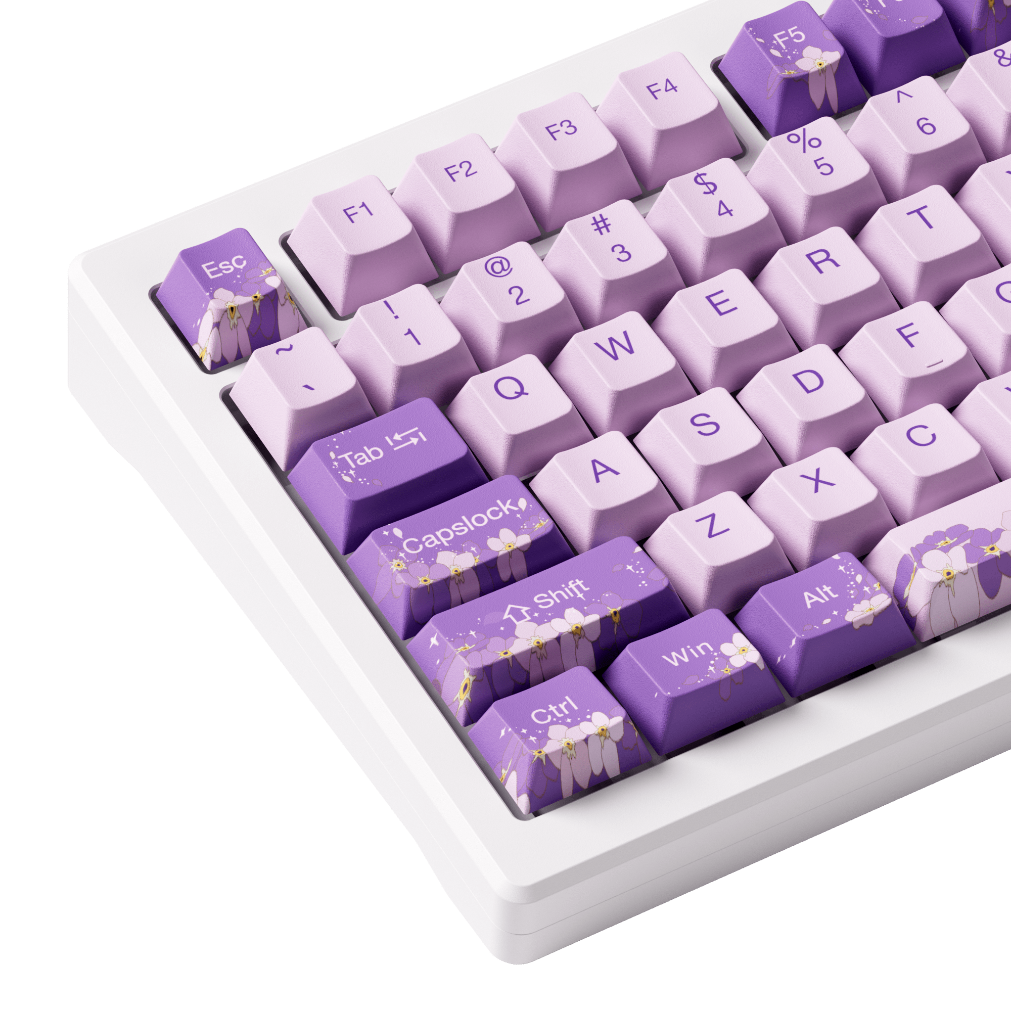 MOD 007 HE PC Purple Melody Kabelgebundene mechanische Tastatur 