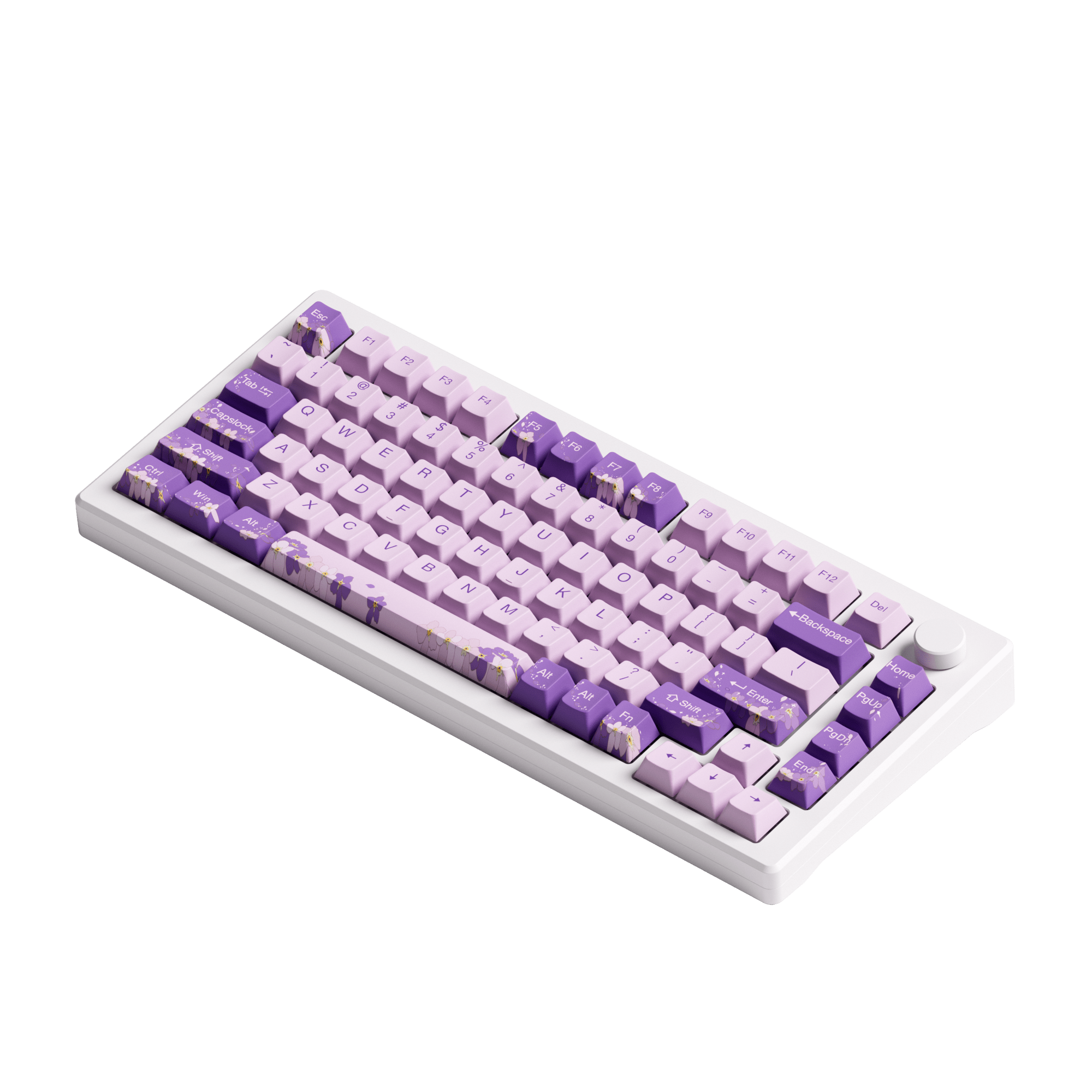 MOD 007 HE PC Purple Melody Kabelgebundene mechanische Tastatur 