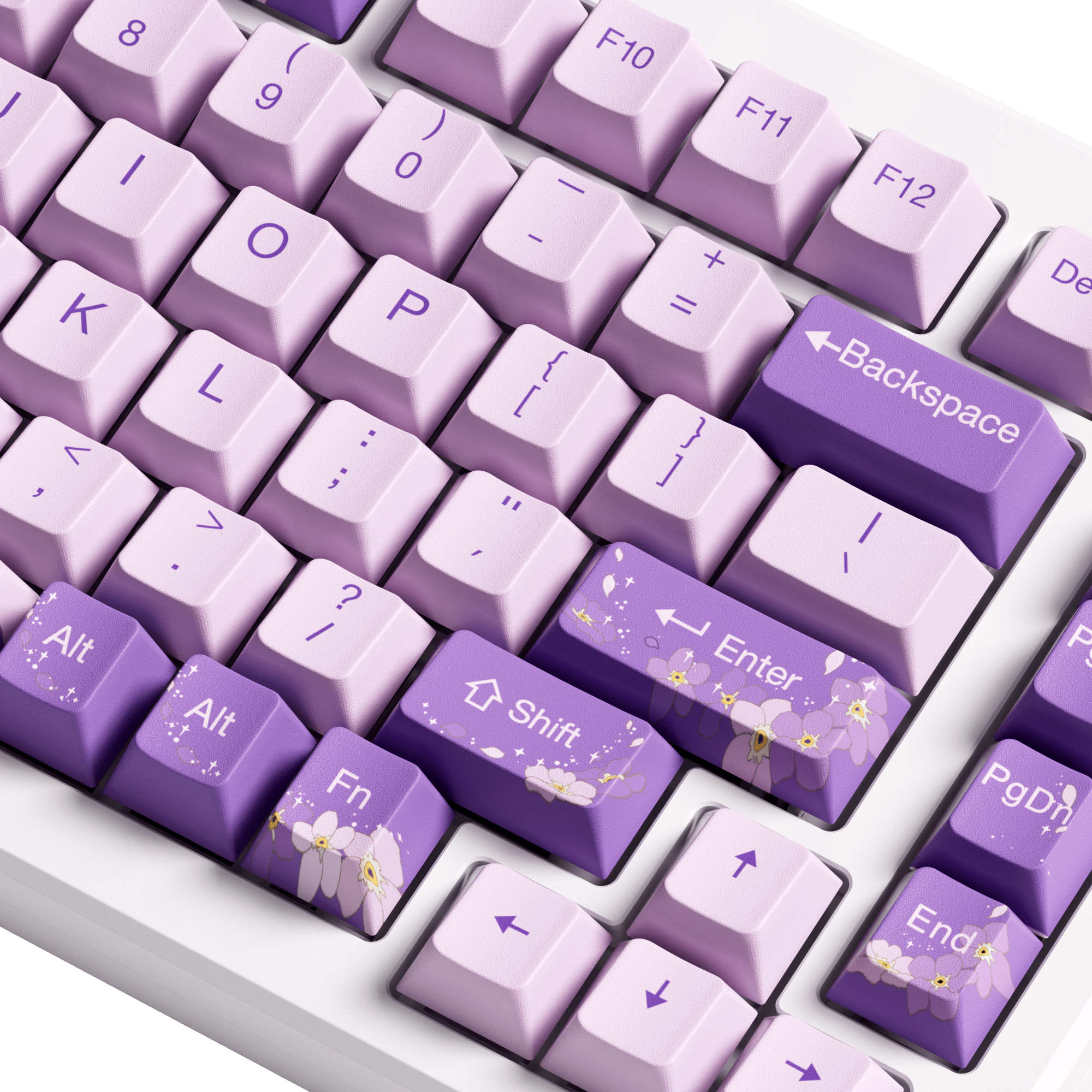 MOD 007 HE PC Purple Melody Kabelgebundene mechanische Tastatur 