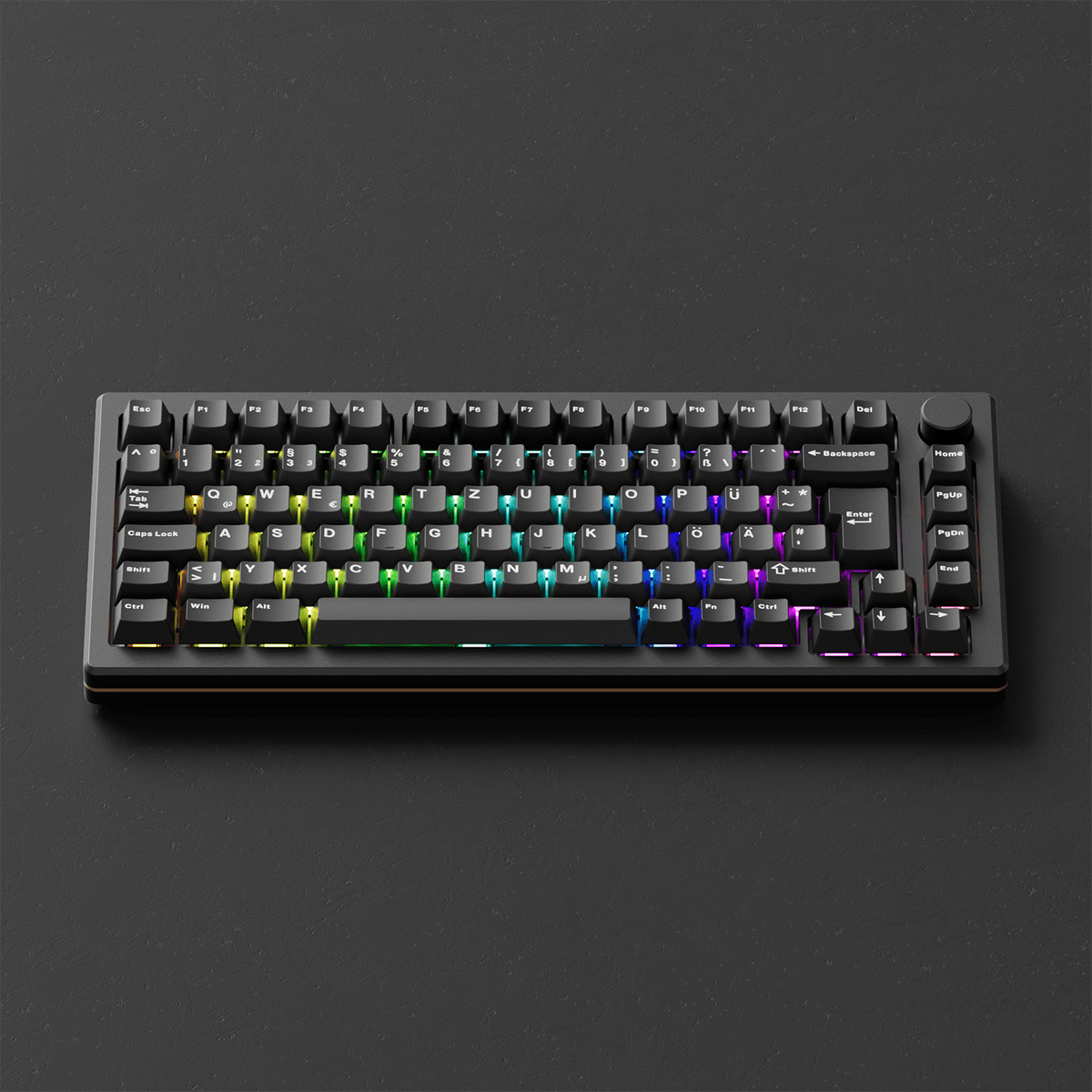 Akko MOD 007B HE Black & Silver ISO Keyboard | AKKO EU
