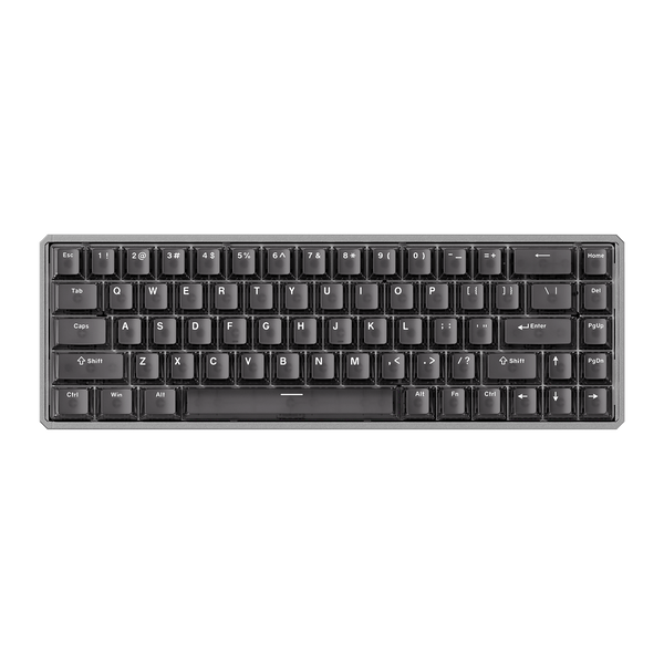 Akko MOD68 HE Magnetic Keyboard Black Trnsparent