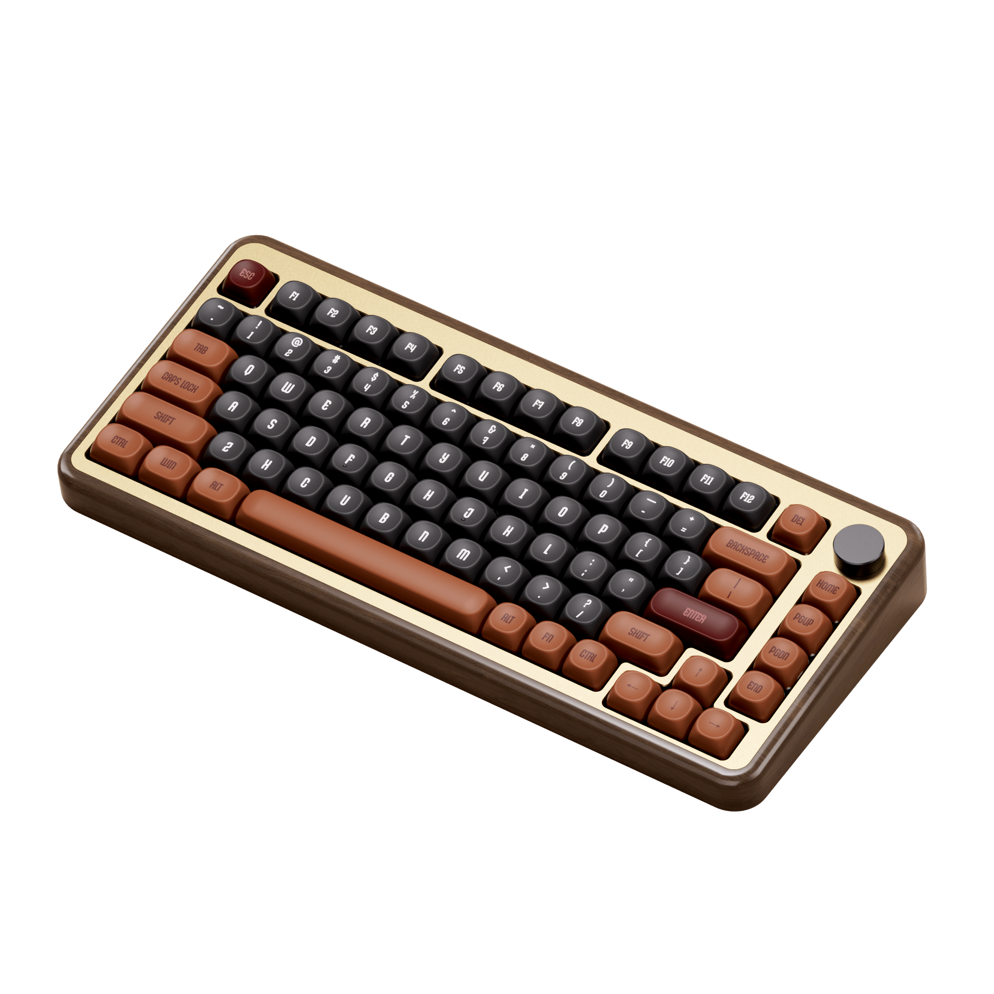 Akko MU02 Wooden Keyboard Details Right Side