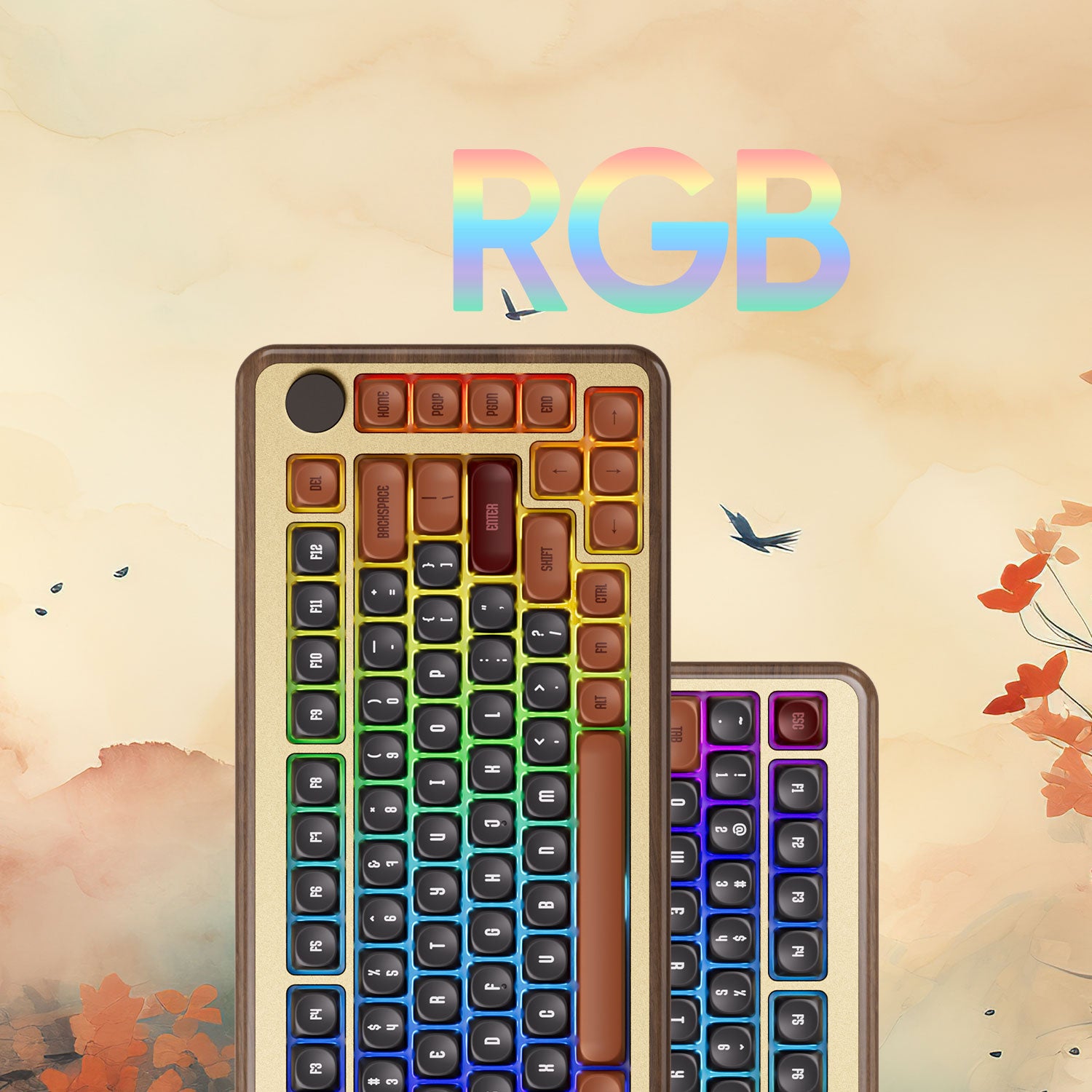 Akko MU02 Wooden Keyboard RGB