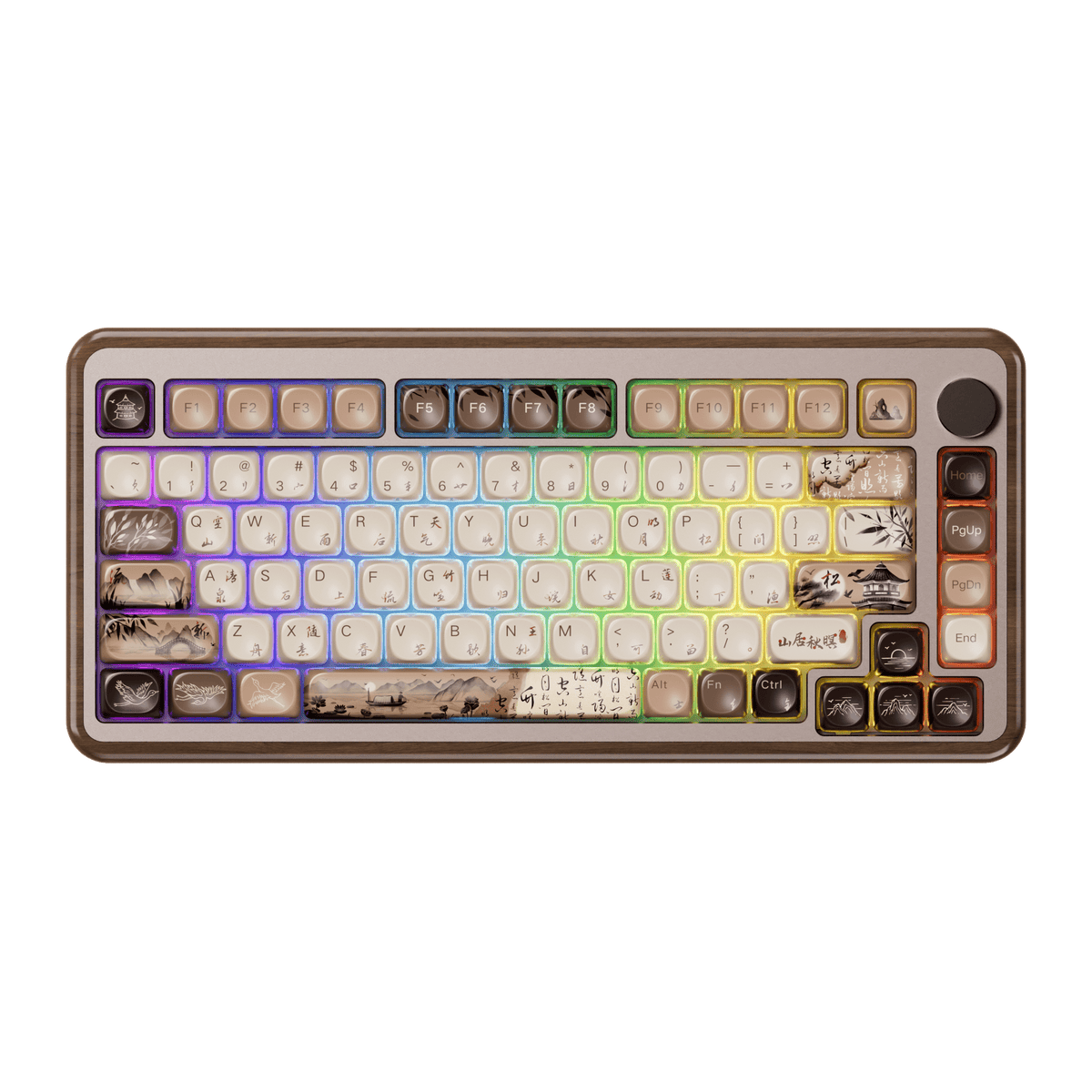 Akko MU02 Mountain Seclusion Wooden Keyboard | AKKO EU