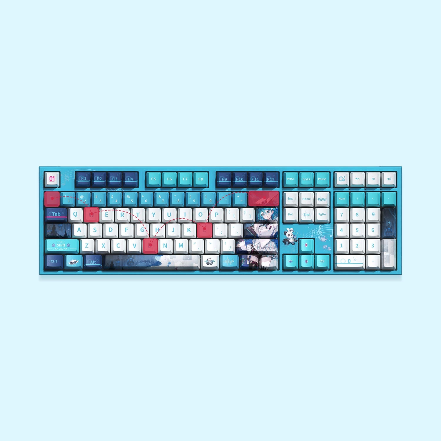 Akko Hatsune Miku WITH YOU 2025 5108 V5 Keyboard | AKKO EU