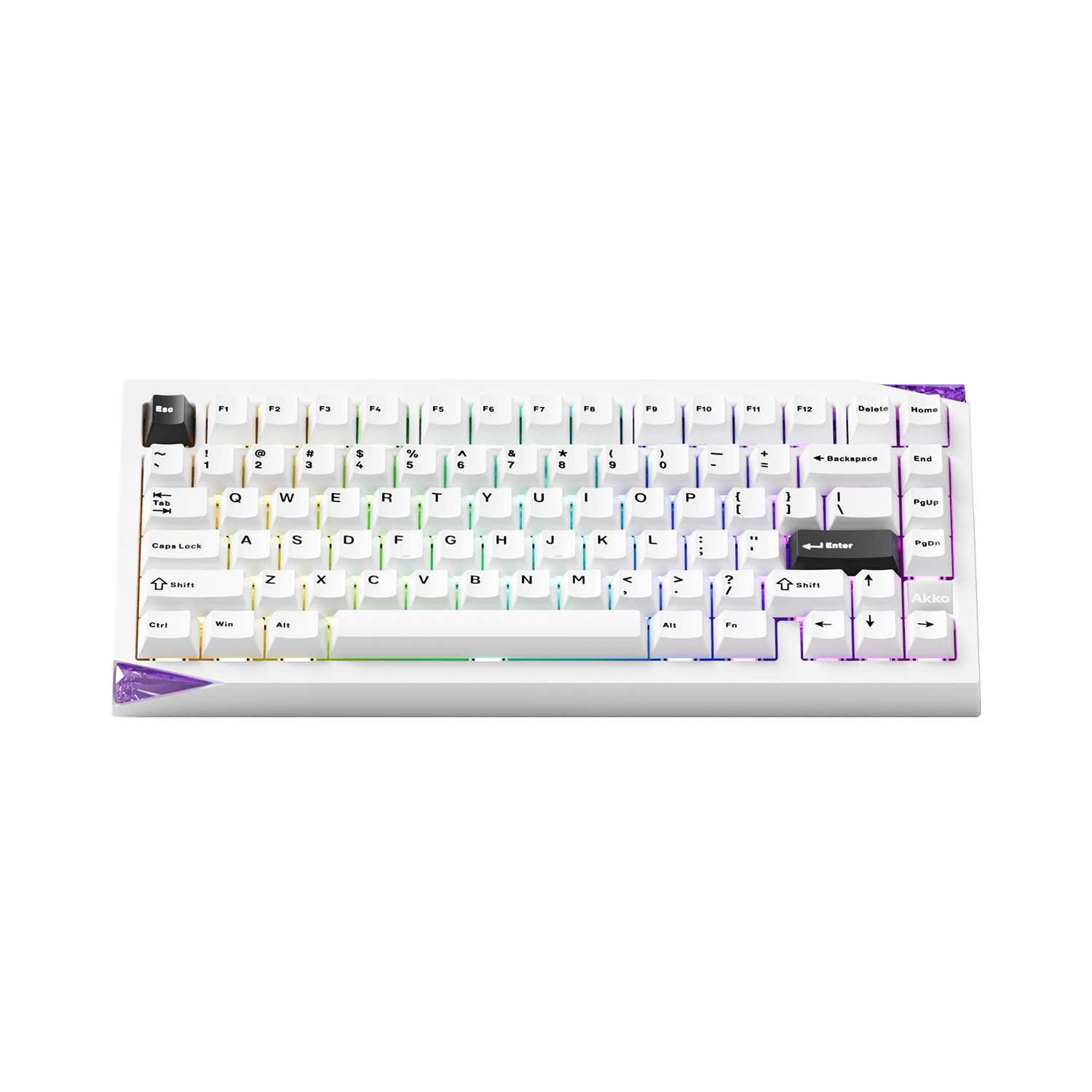 Akko Mineral 01 VIA Fully Assembled White Front