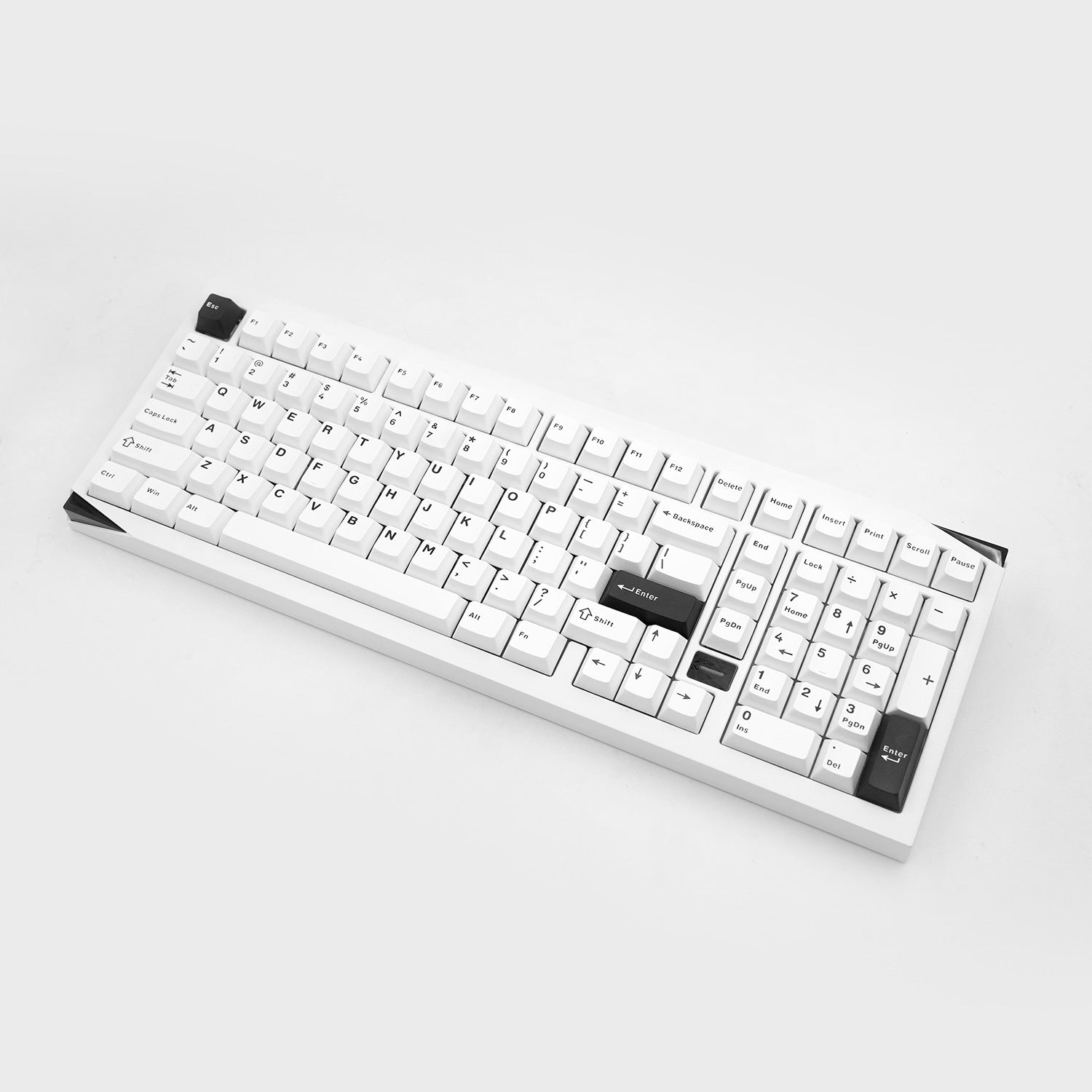 Akko Mineral 02 VIA Keyboard White Right Side