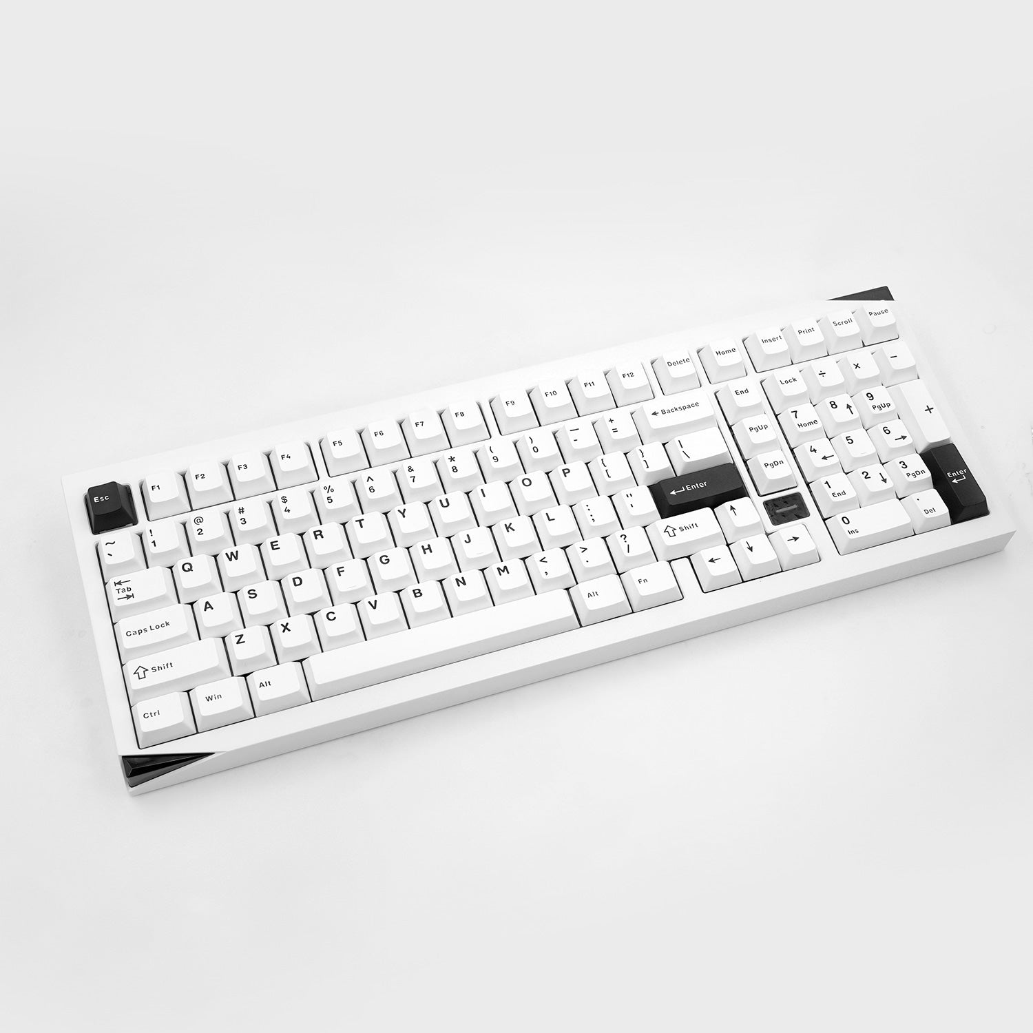 Akko Mineral 02 VIA Keyboard White Left Side