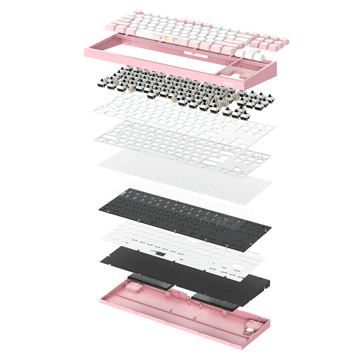 Akko My Melody 5087 V5 Keyboard Structure