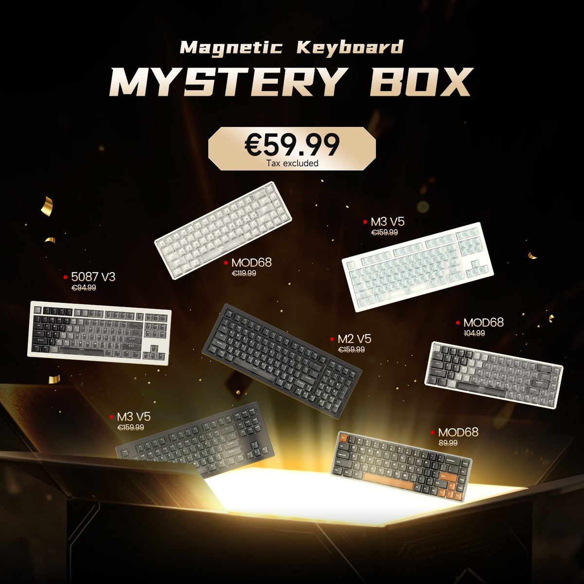 Akko's Mystery Box - Magnetic Keyboard