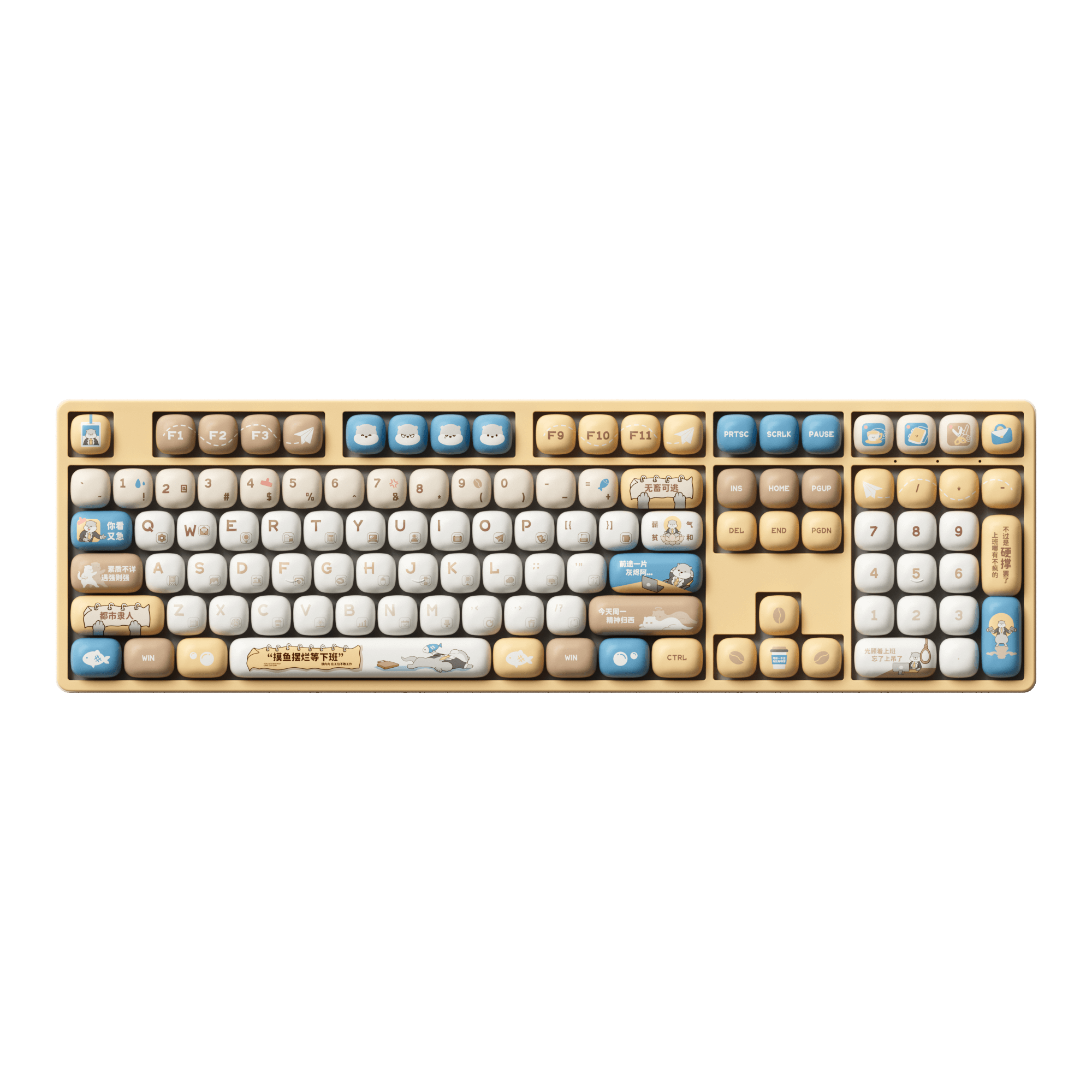 Otter Hustle Keycap Set (138-key)