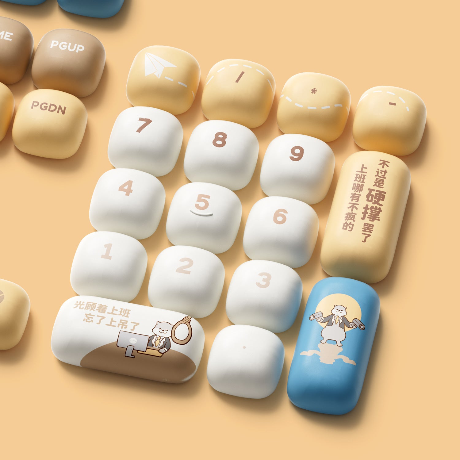 Otter Hustle Keycap Set (138-key)