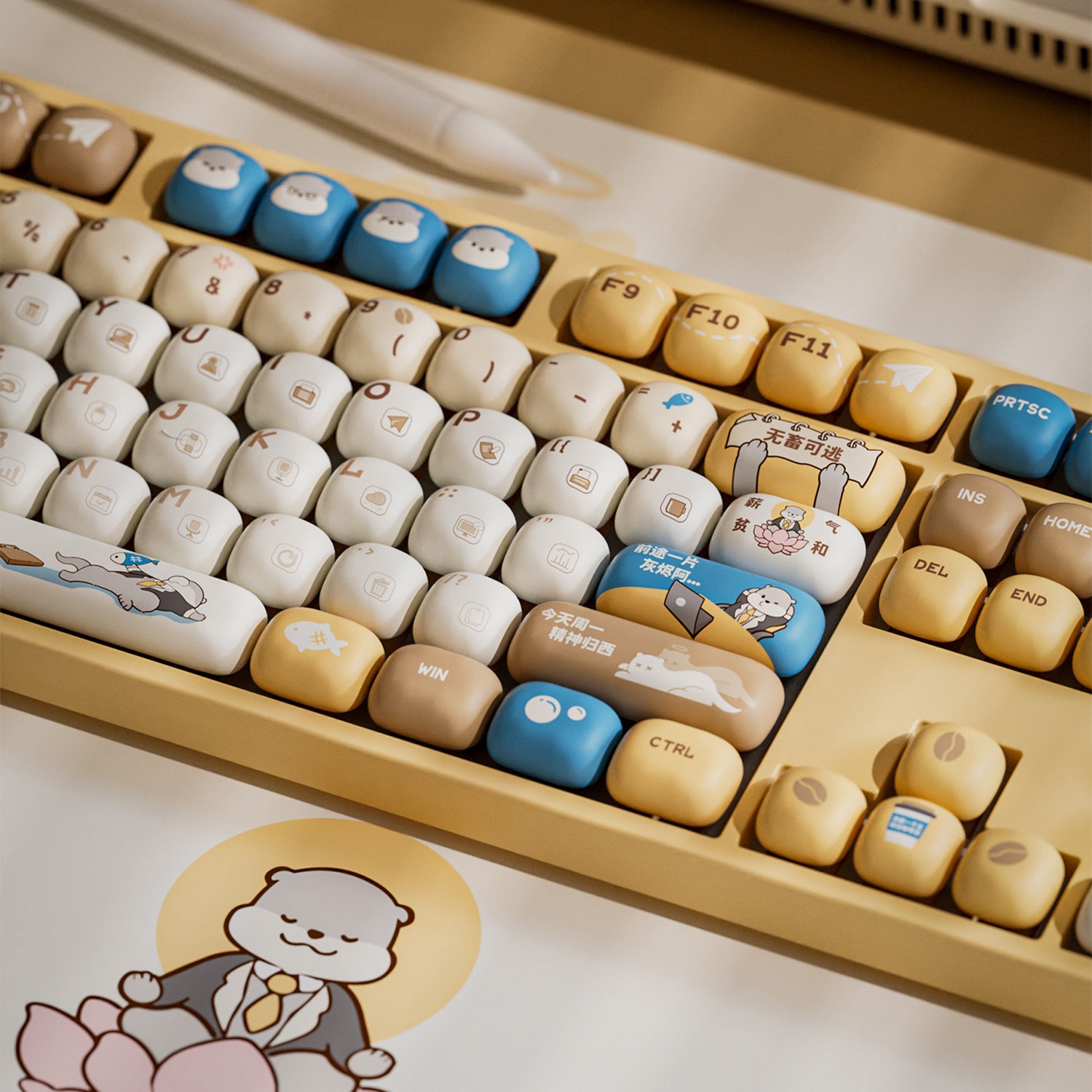 Otter Hustle Keycap Set (138-key)