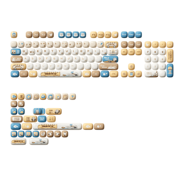 Otter Hustle Keycap Set (138-key)