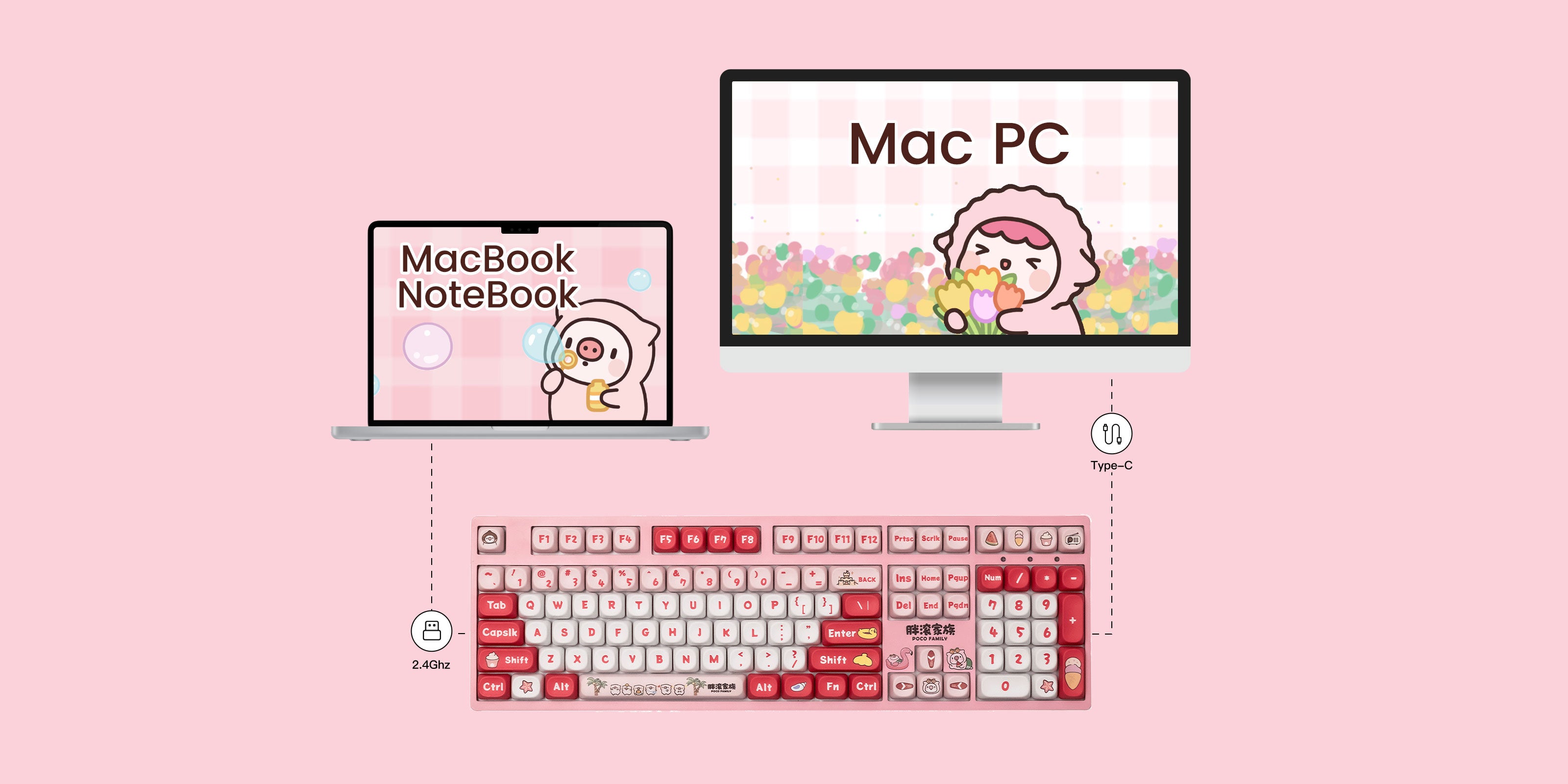 Akko POCO Family 3108V3 Mechanical Keyboard Dual Mode