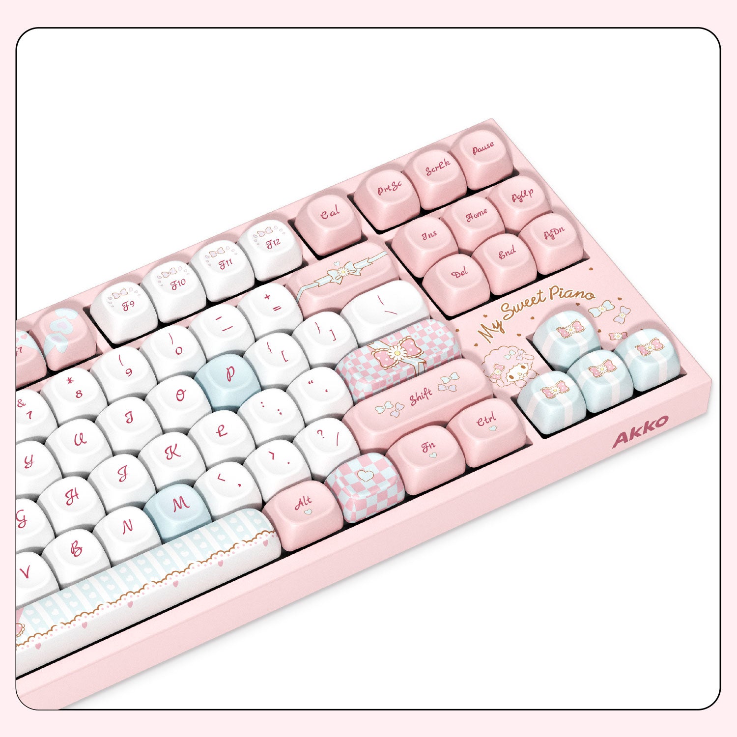 Akko My Sweet Piano 5087 V5 Keyboard Right Details