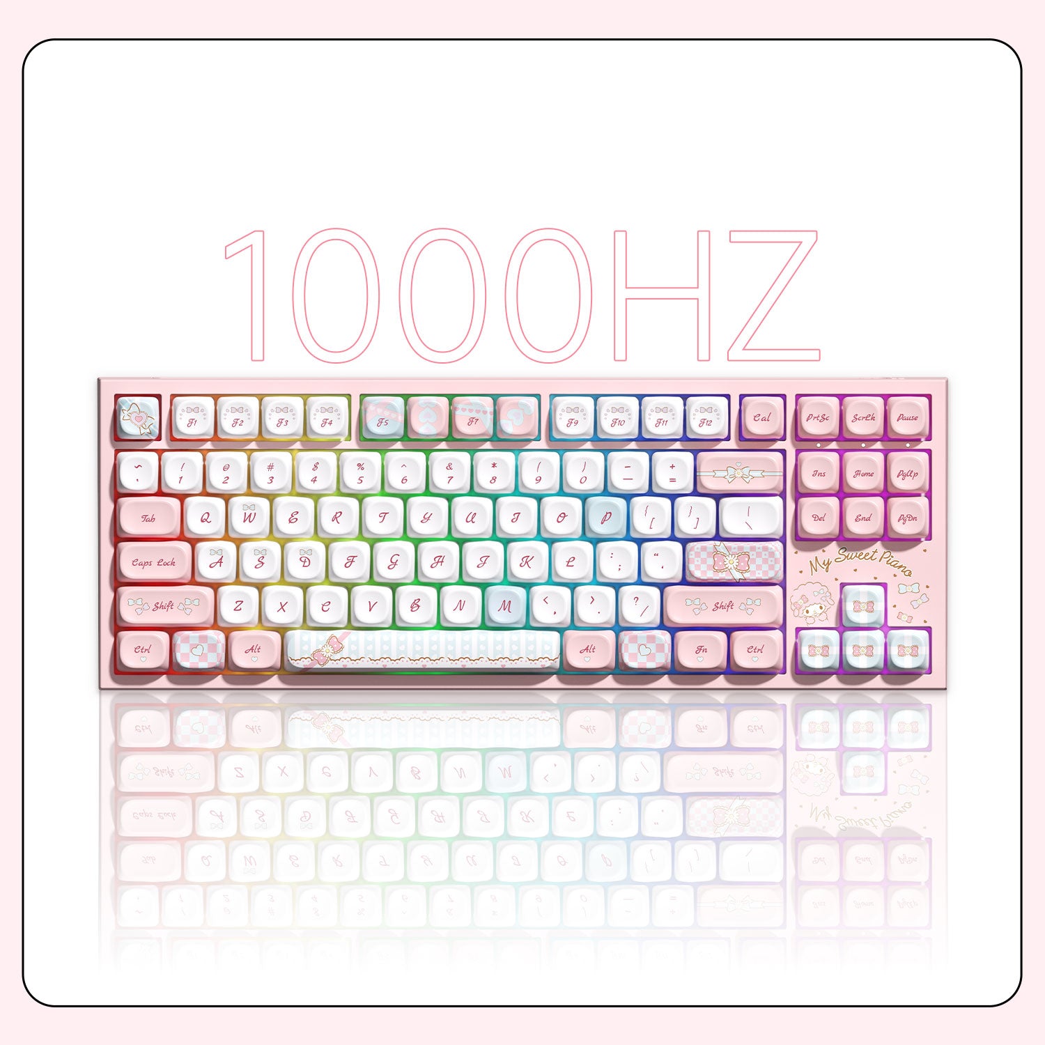 Akko My Sweet Piano 5087 V5 Keyboard 1000Hz Polling Rate
