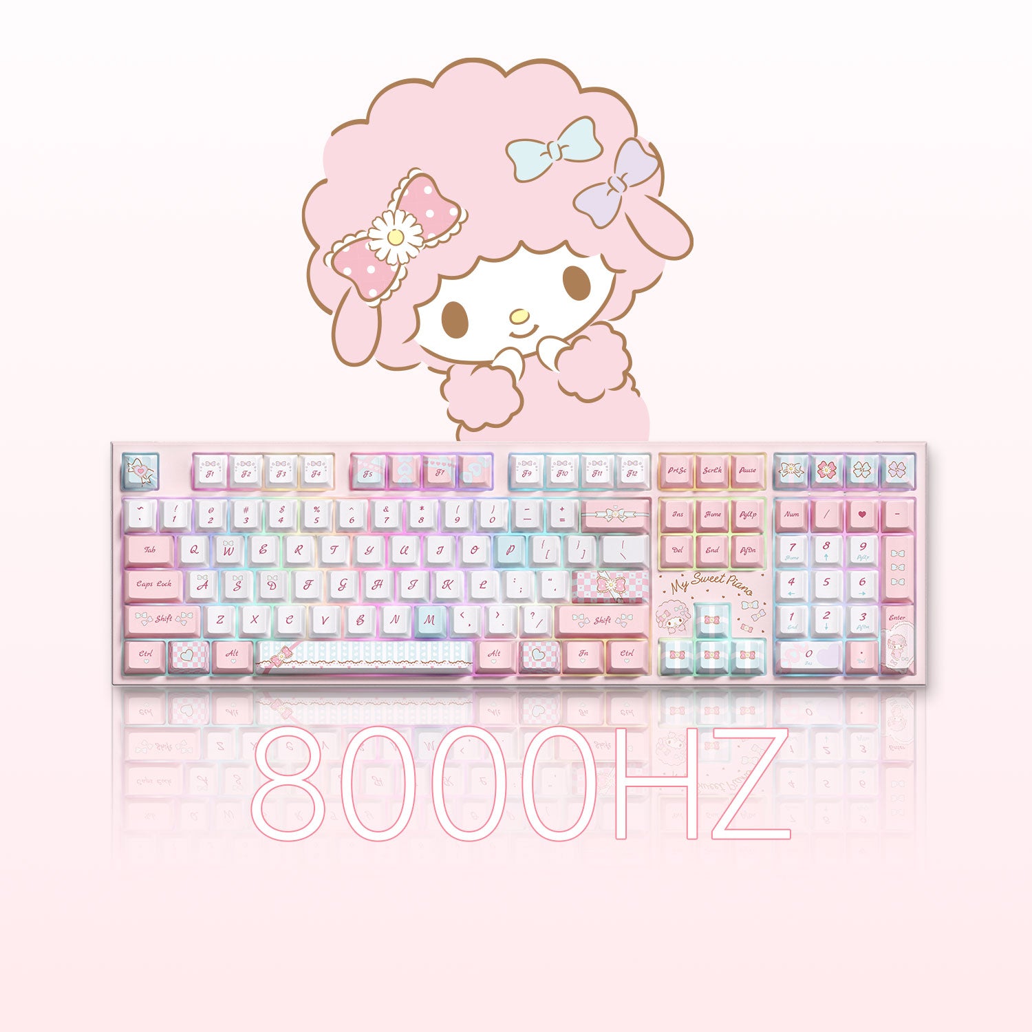 Akko My Sweet Piano 5108 V5 Mechanical Keyboard 8000Hz Polling Rate