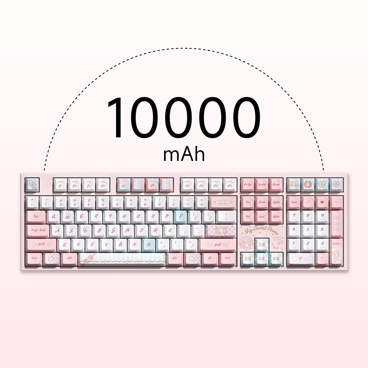 Akko My Sweet Piano 5108 V5 Mechanical 10000mAh Battery