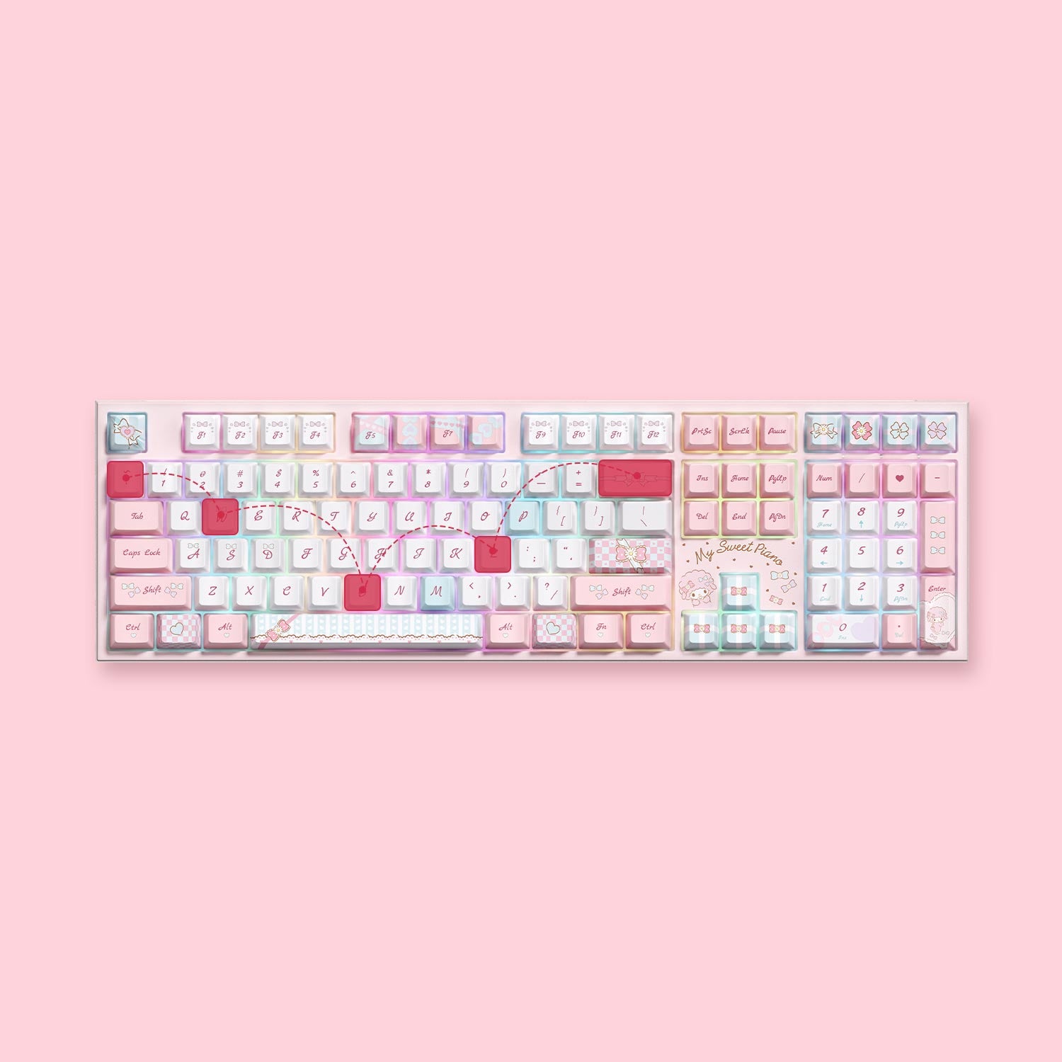 Akko My Sweet Piano 5108 V5 Mechanical Keyboard N Key Rollover
