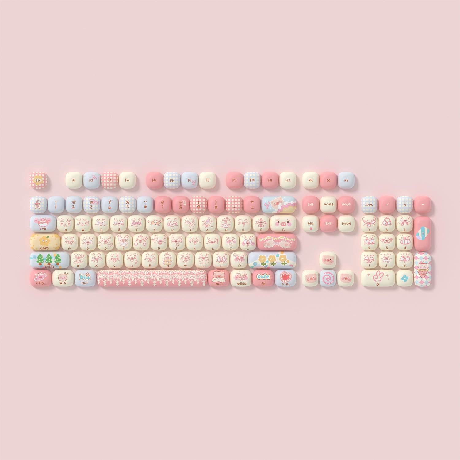 Piggy Party Keycap Set (139-key)