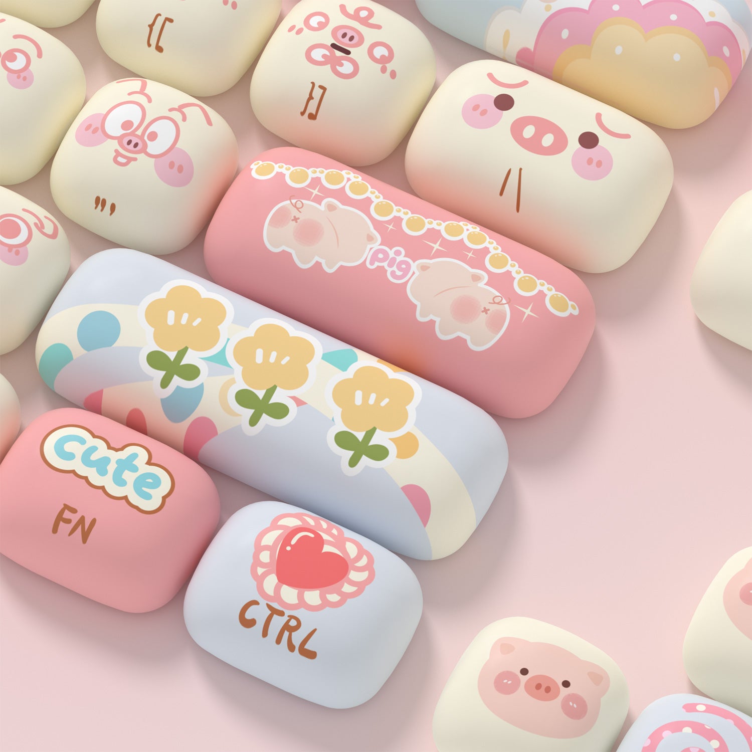 Piggy Party Keycap Set (139-key)