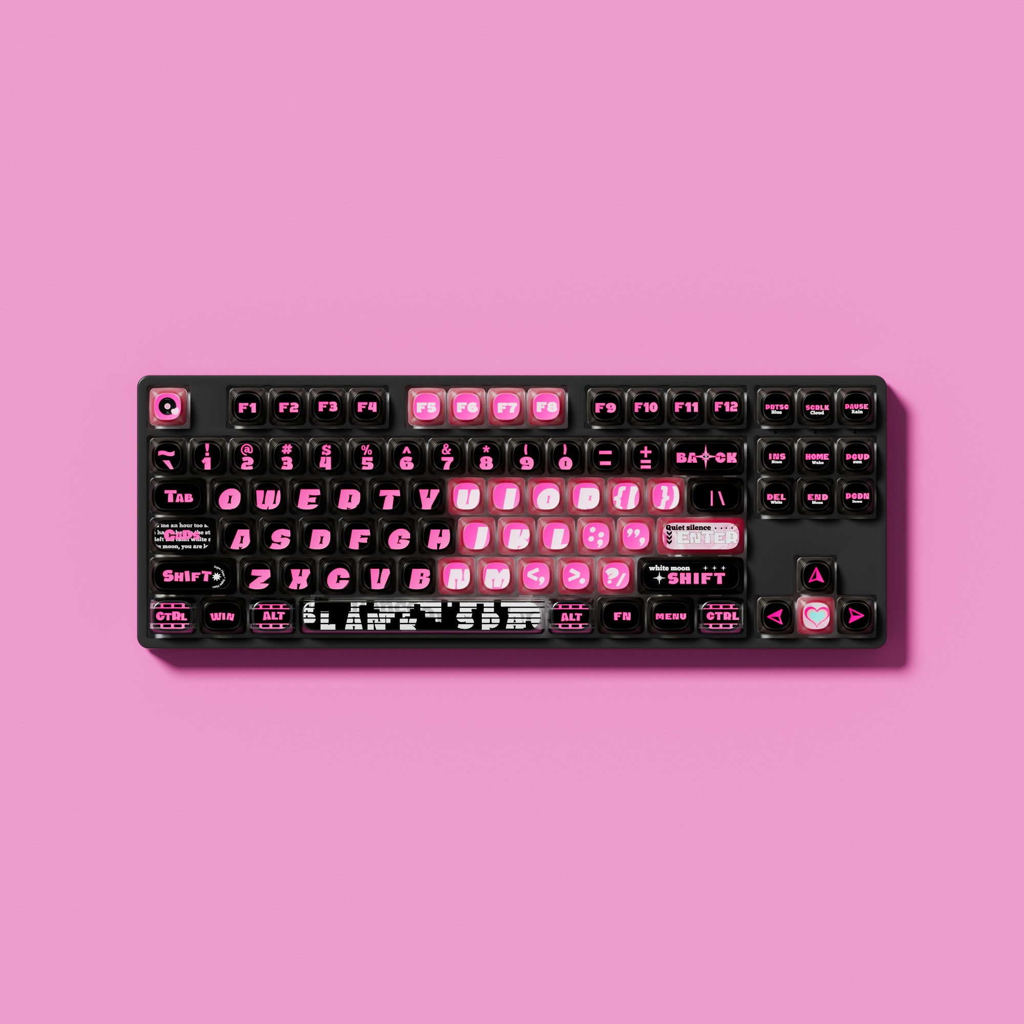 Pink Phantom Keycap Set (139-key)